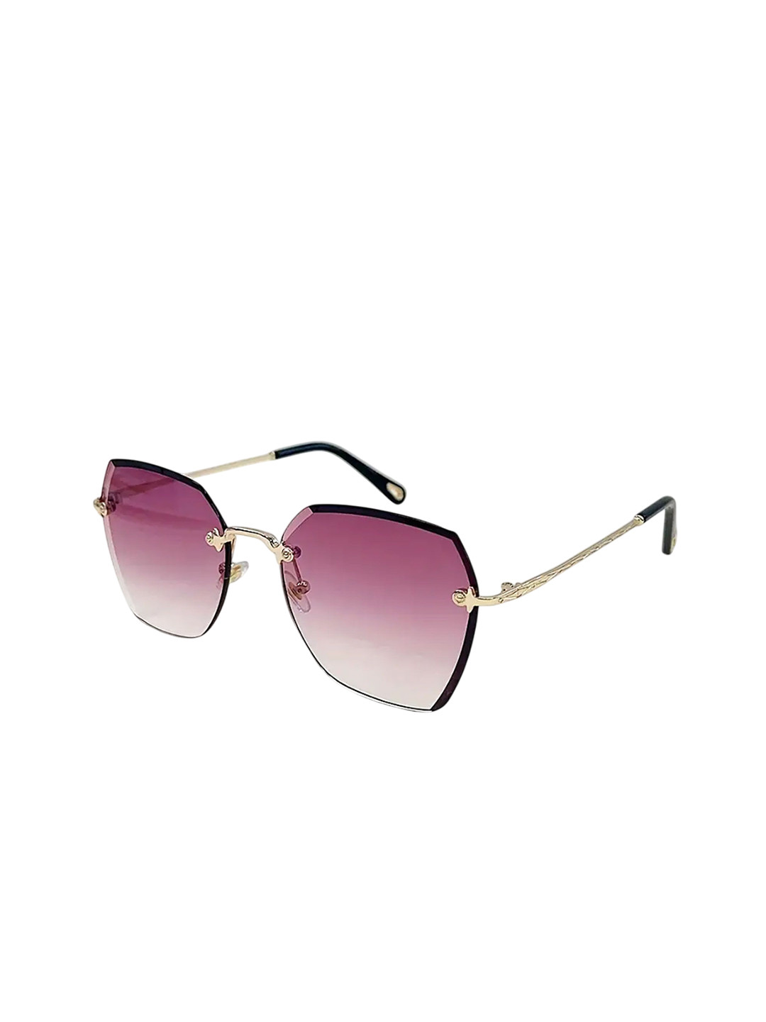 Leeway Unisex Rimless Square Sunglasses