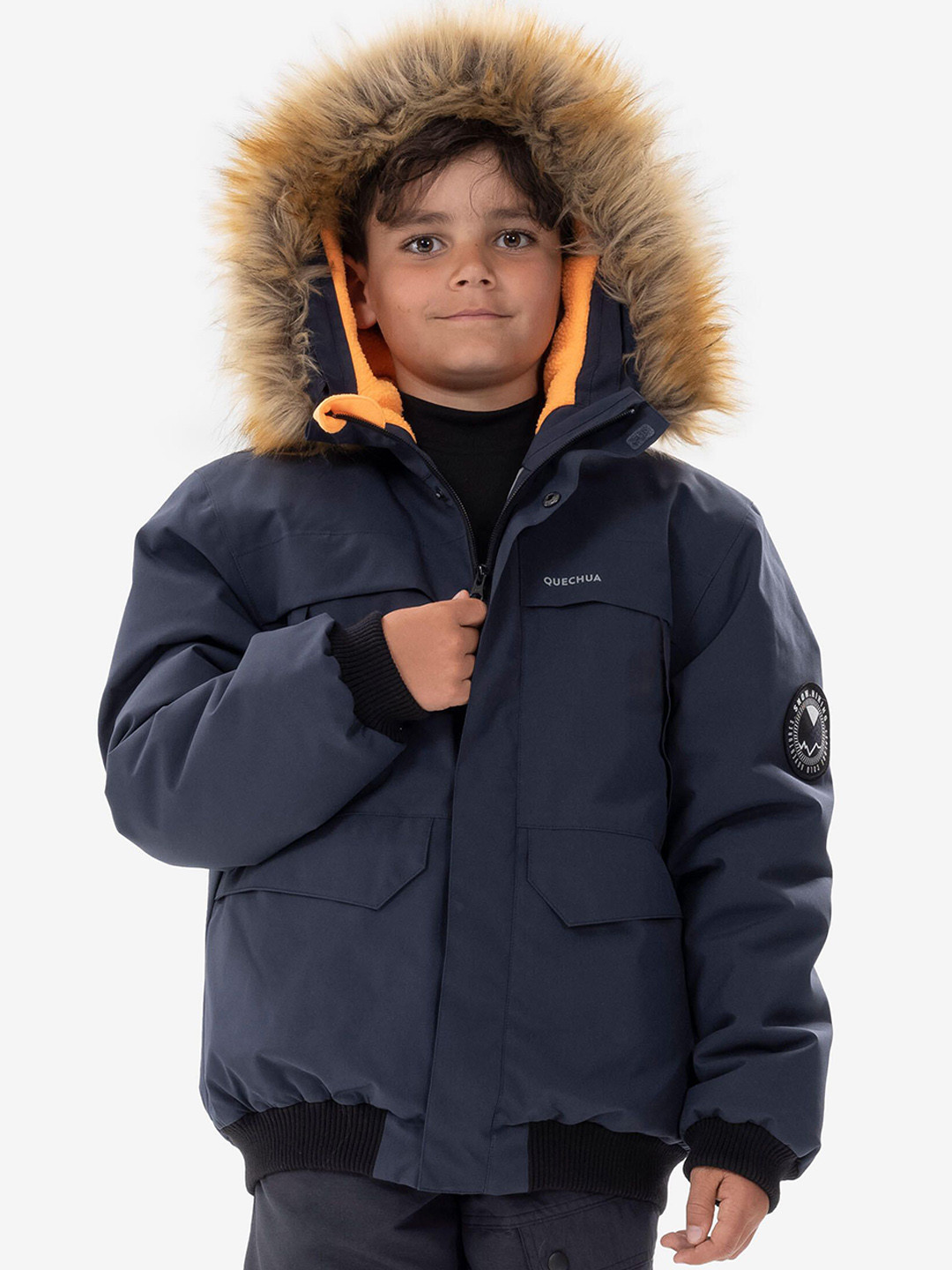 Decathlon QUECHUA Kids Blue Warm & Waterproof Jacket