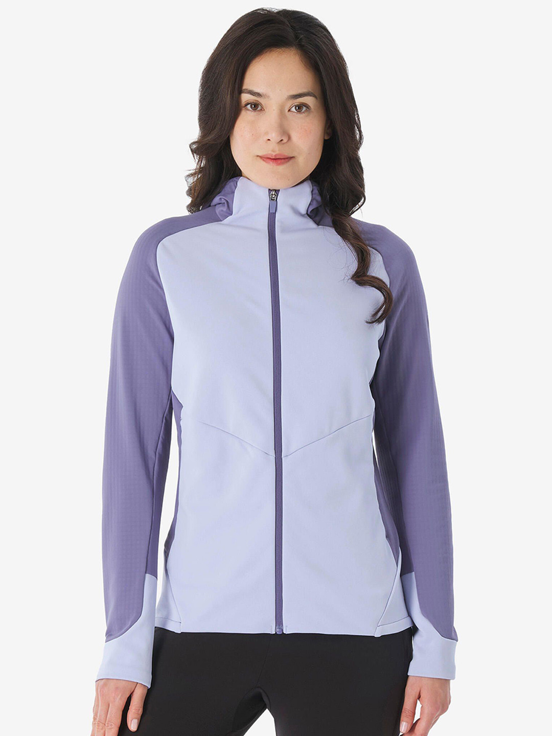 Decathlon QUECHUA Women Purple Mountain Hiking Fleece Jacket