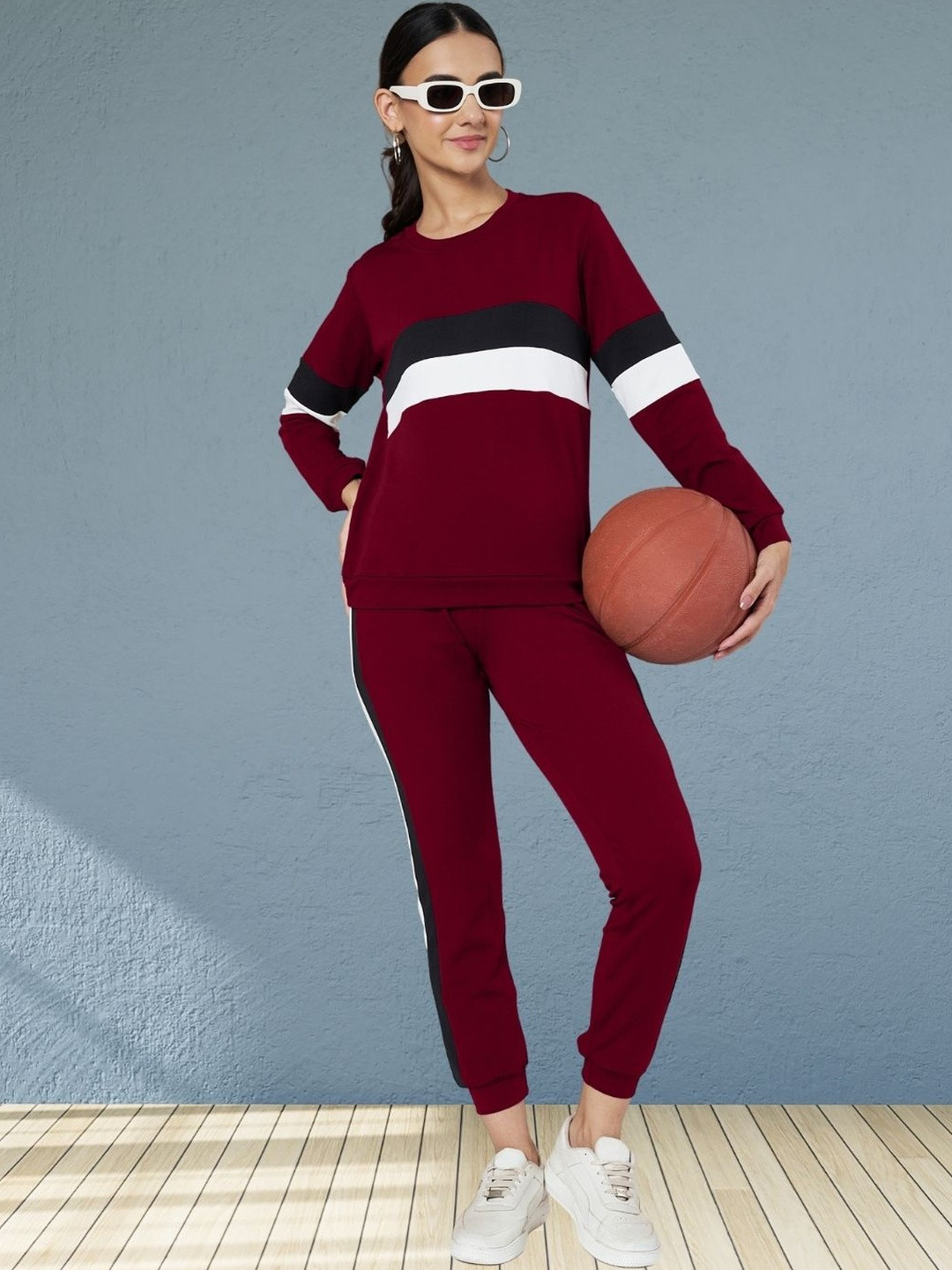 Moda Rapido Women Front Taped Tracksuit