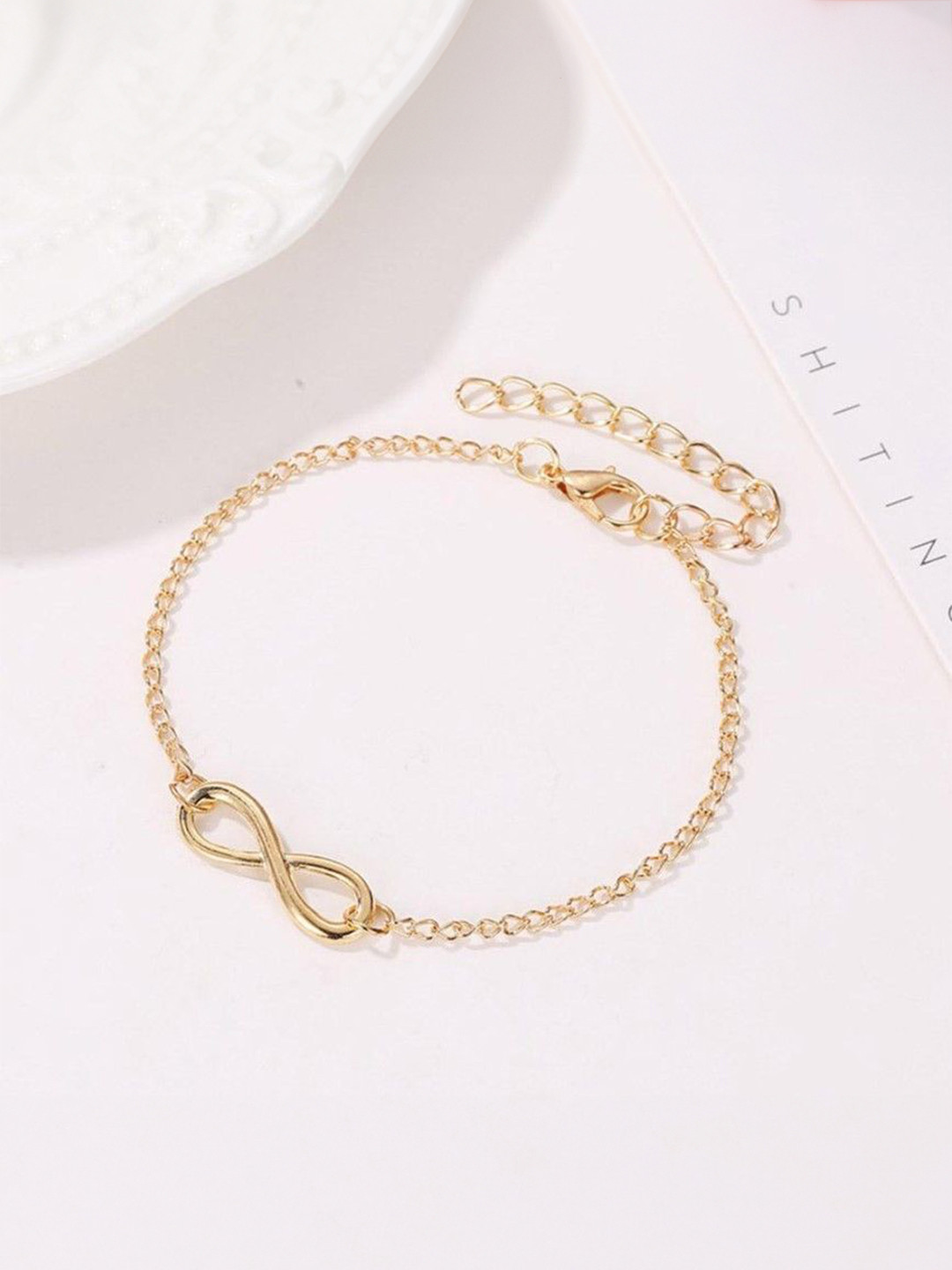 INKO & CO Gold-Plated Infinity Anklet