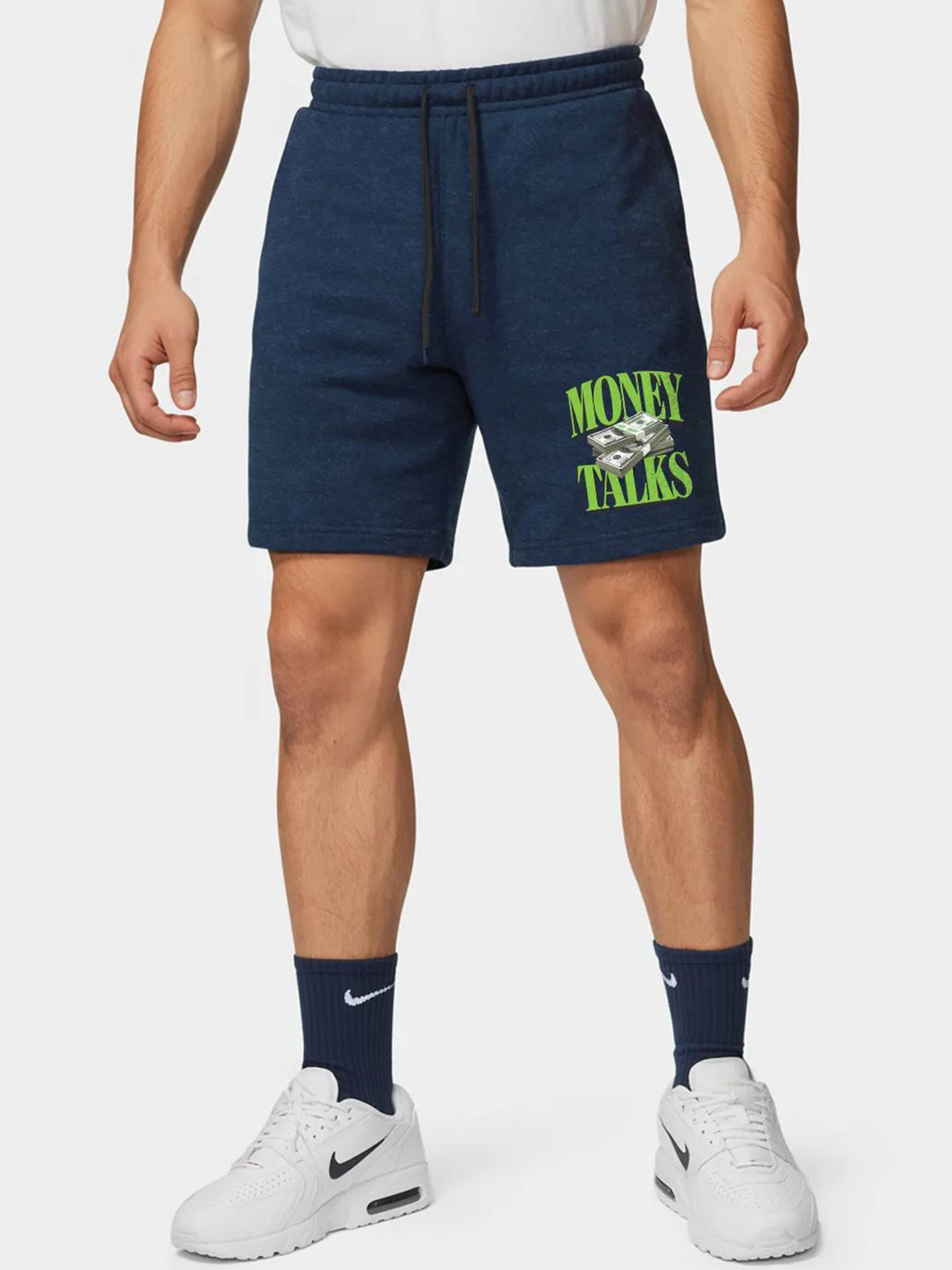 FFLIRTYGO Men Plus Size Printed Mid-Rise Relaxed Fit Shorts