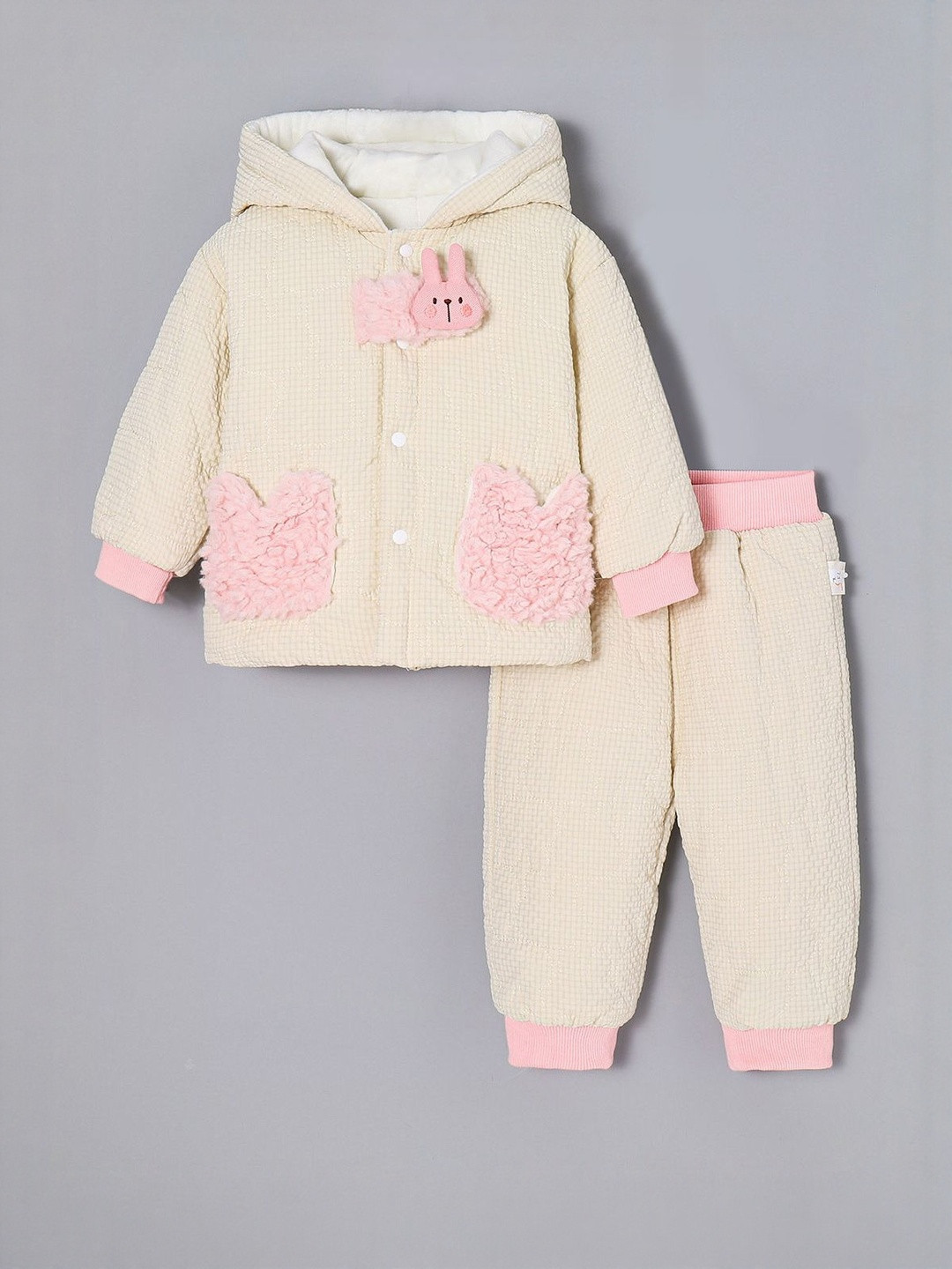 Hopscotch Girls Set of 2 Pieces Polyester Clothing Set