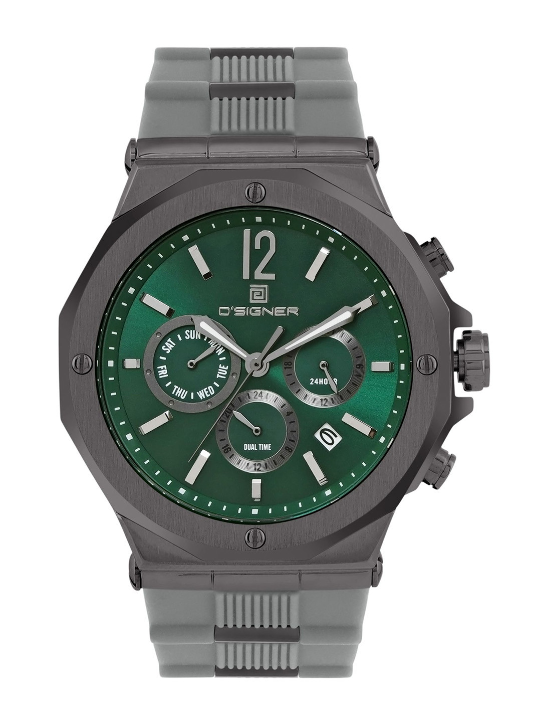 D'SIGNER Men Round Dial & Straps Analogue Chronograph Watch 820GNFS.16G