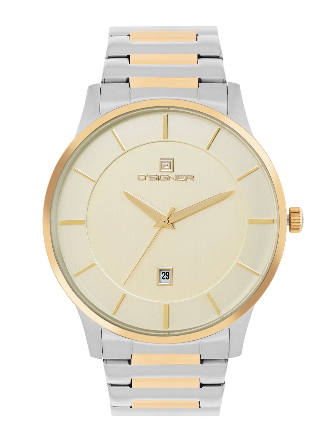 D'SIGNER Men Stainless Steel Bracelet Style Straps Analogue Watch 809TM.4G