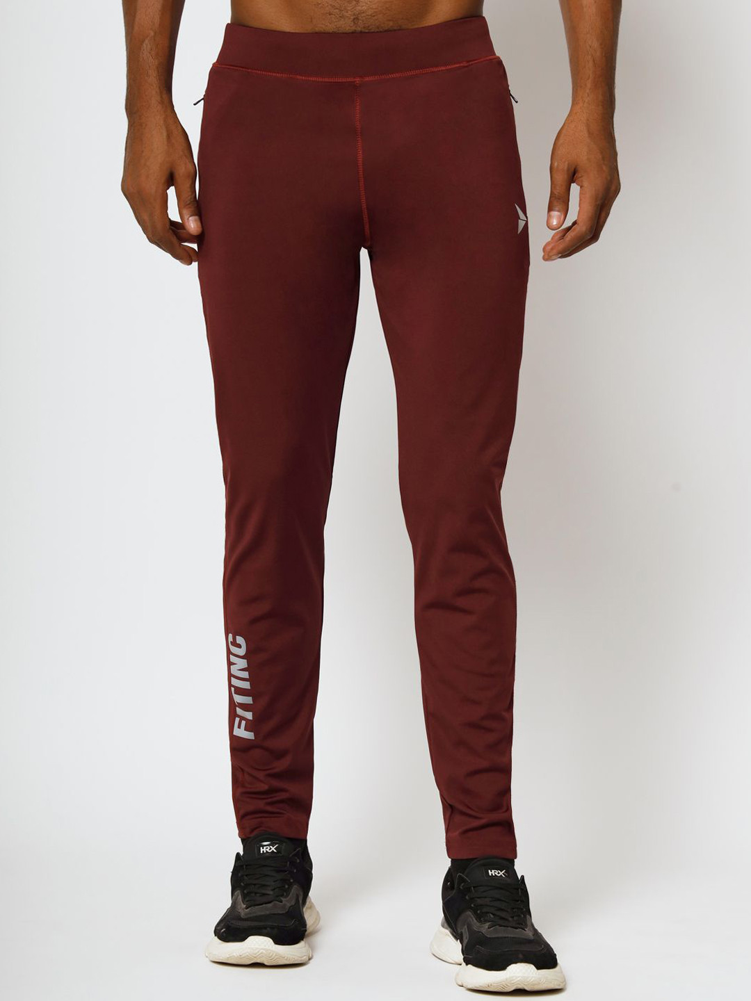 FITINC Men Slim-Fit Mid-Rise Antimicrobial Lightweight Yoga Track Pants