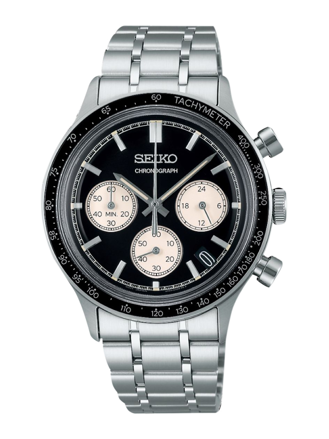 SEIKO Men Round Dial & Stainless Steel Straps Analogue Motion Powered Watch SSB479P1