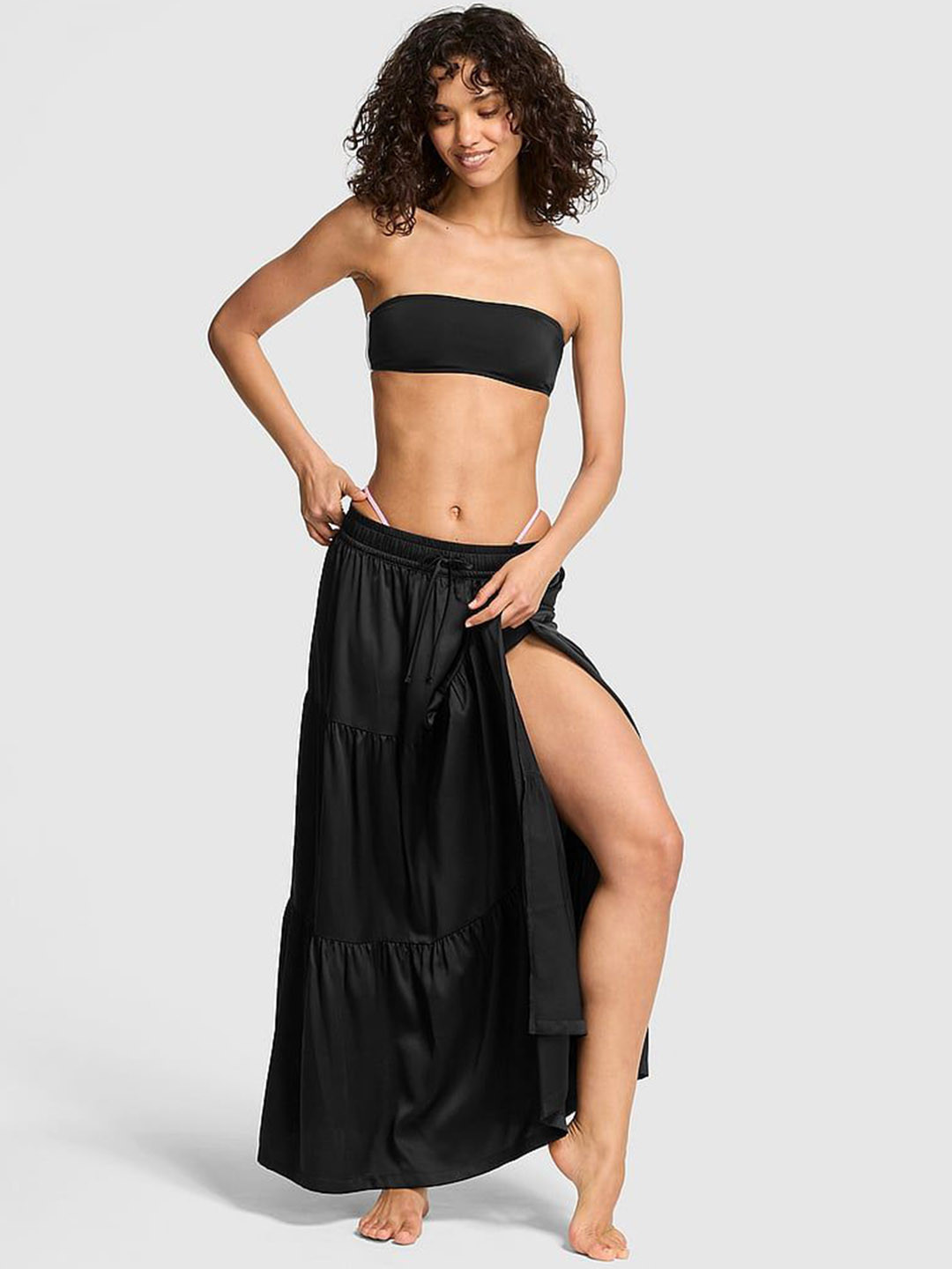 Victoria's Secret Satin Swimwear Coverup Bottom