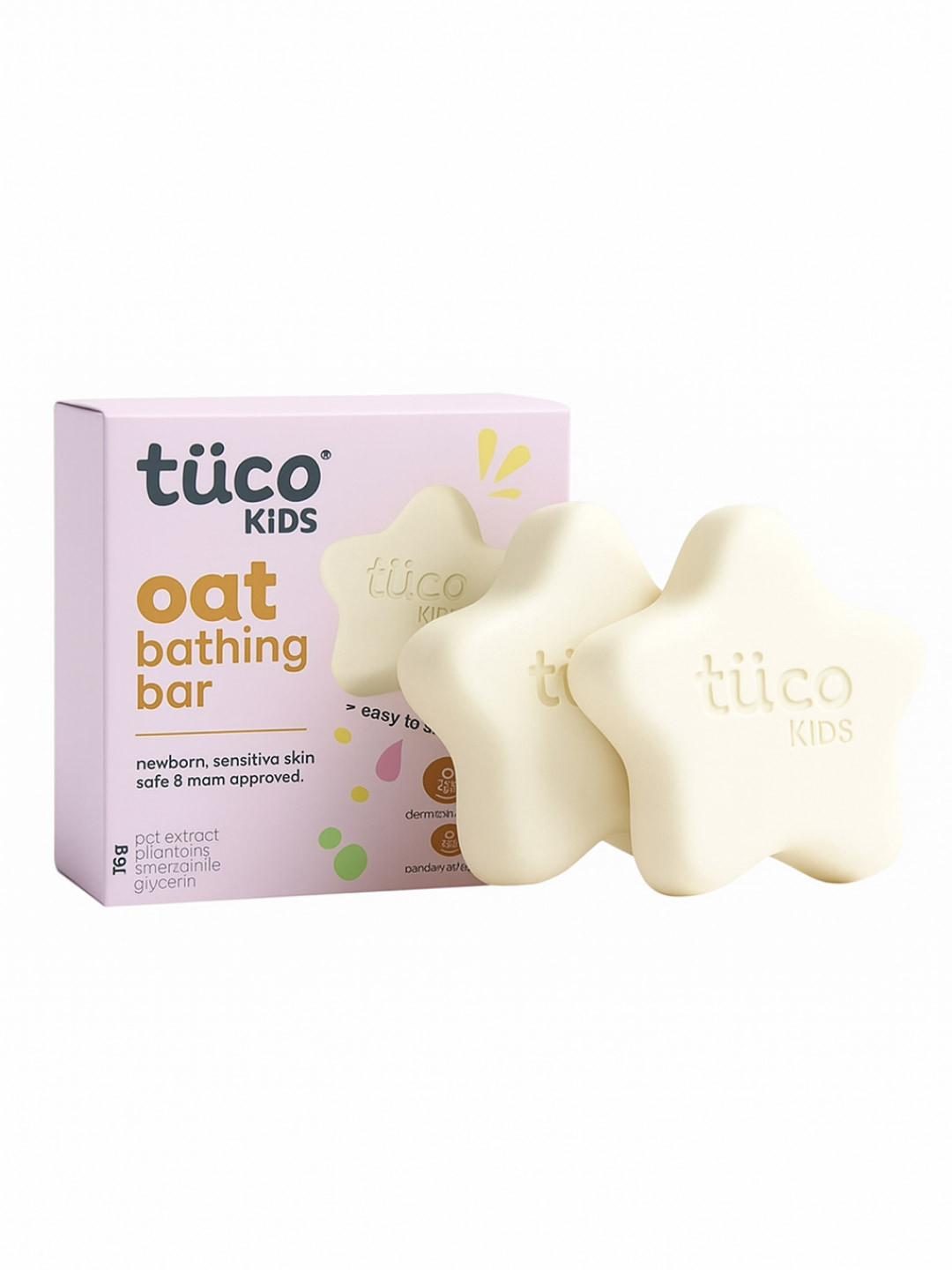 Tuco Intelligent Set Of 2 Oat Bathing Bar - 75 g Each