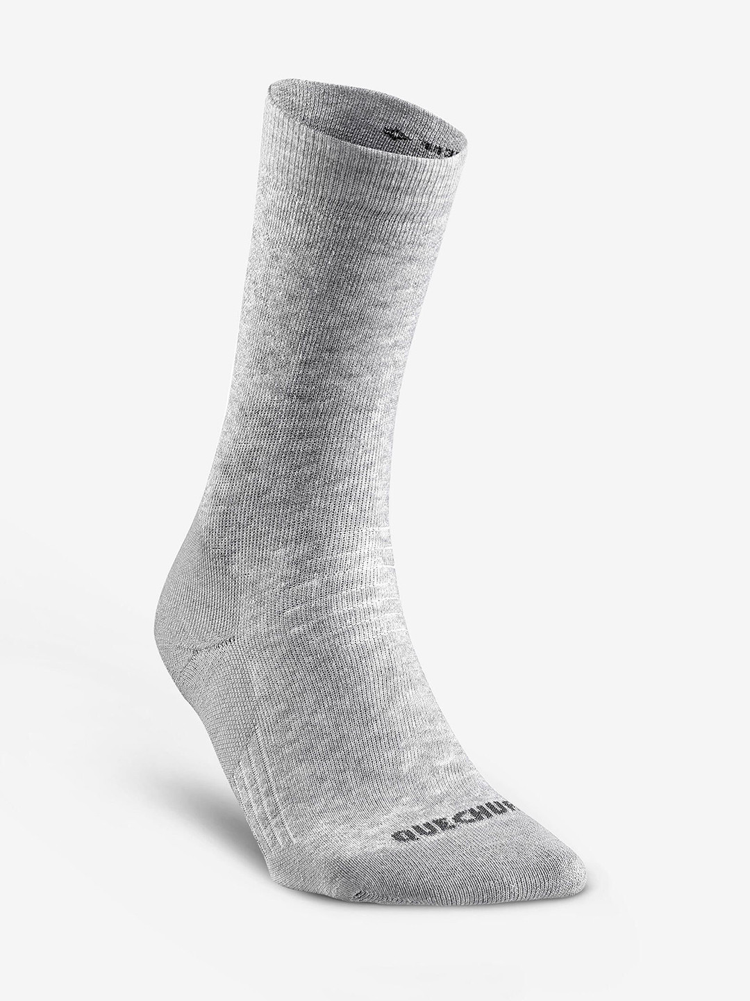 Decathlon Grey Polyester Socks