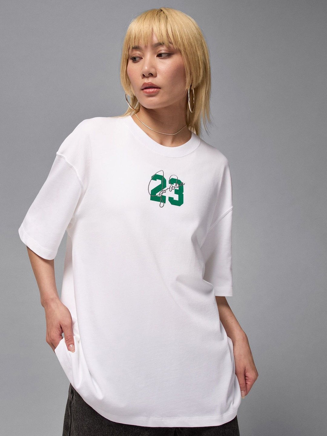 Nike Women Jordan Essentials Women Varsity Printed T-shirt