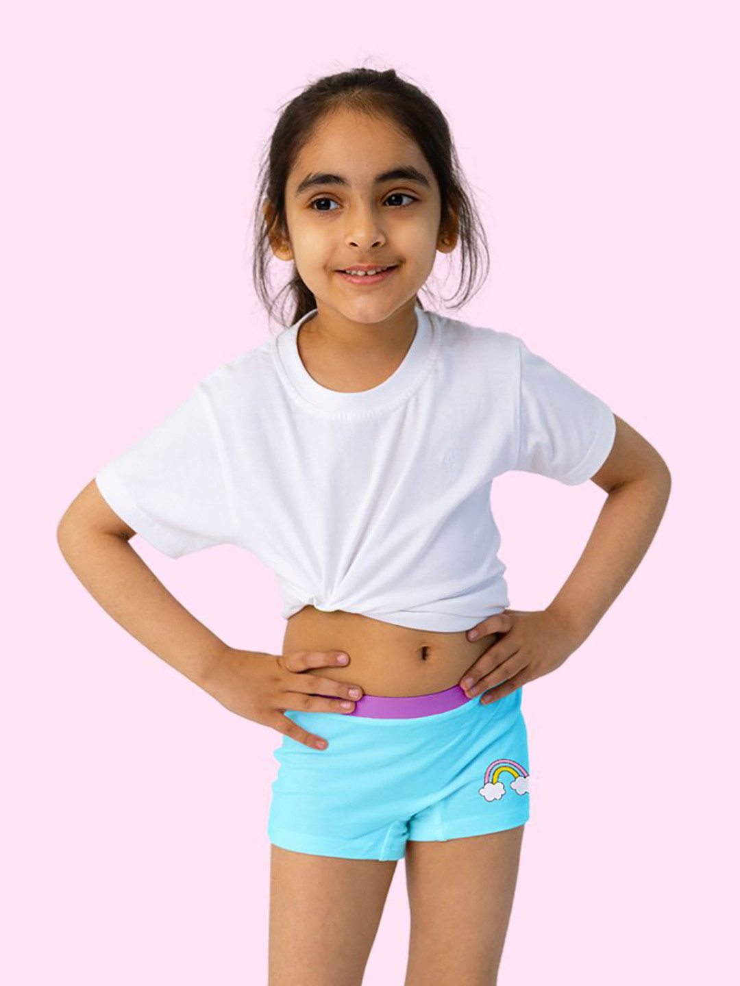 SuperBottoms Girl Boyshorts Unicorn Collection - Sky Snuggles 8-10Y