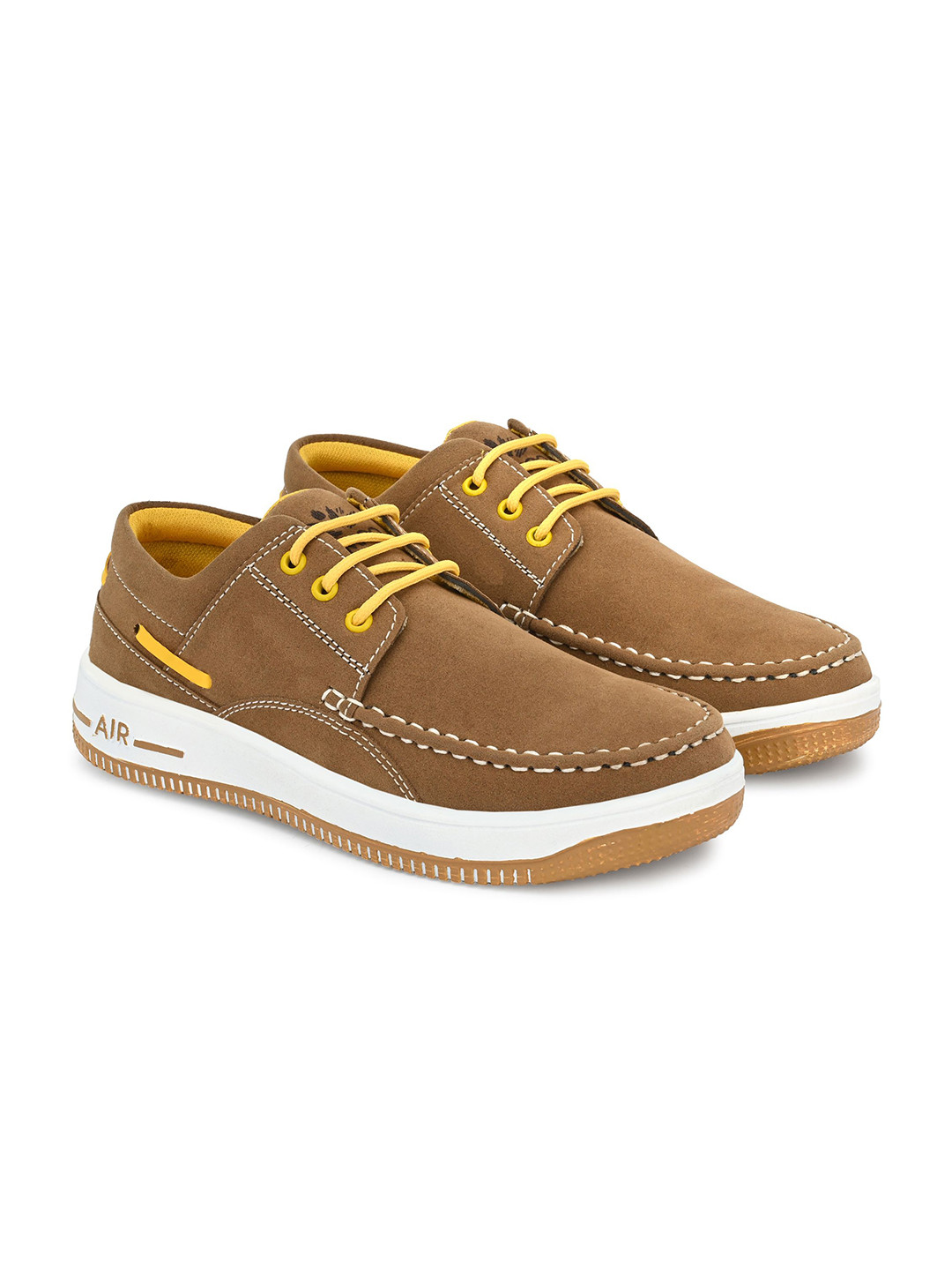 AMICO Round Toe Lace-Ups Boat Shoes