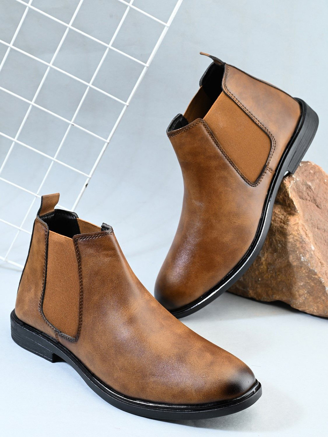 Killer Block-Heeled Chelsea Boots