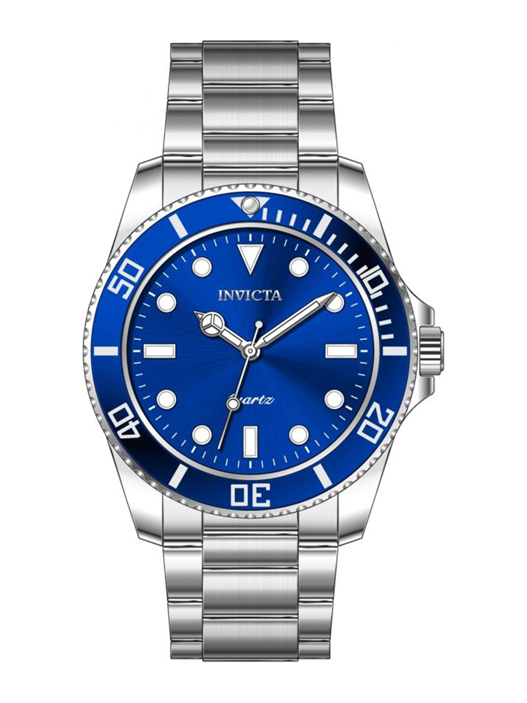 Invicta Pro Diver Men Dial & Stainless Steel Bracelet Style Straps Analogue Watch 69402