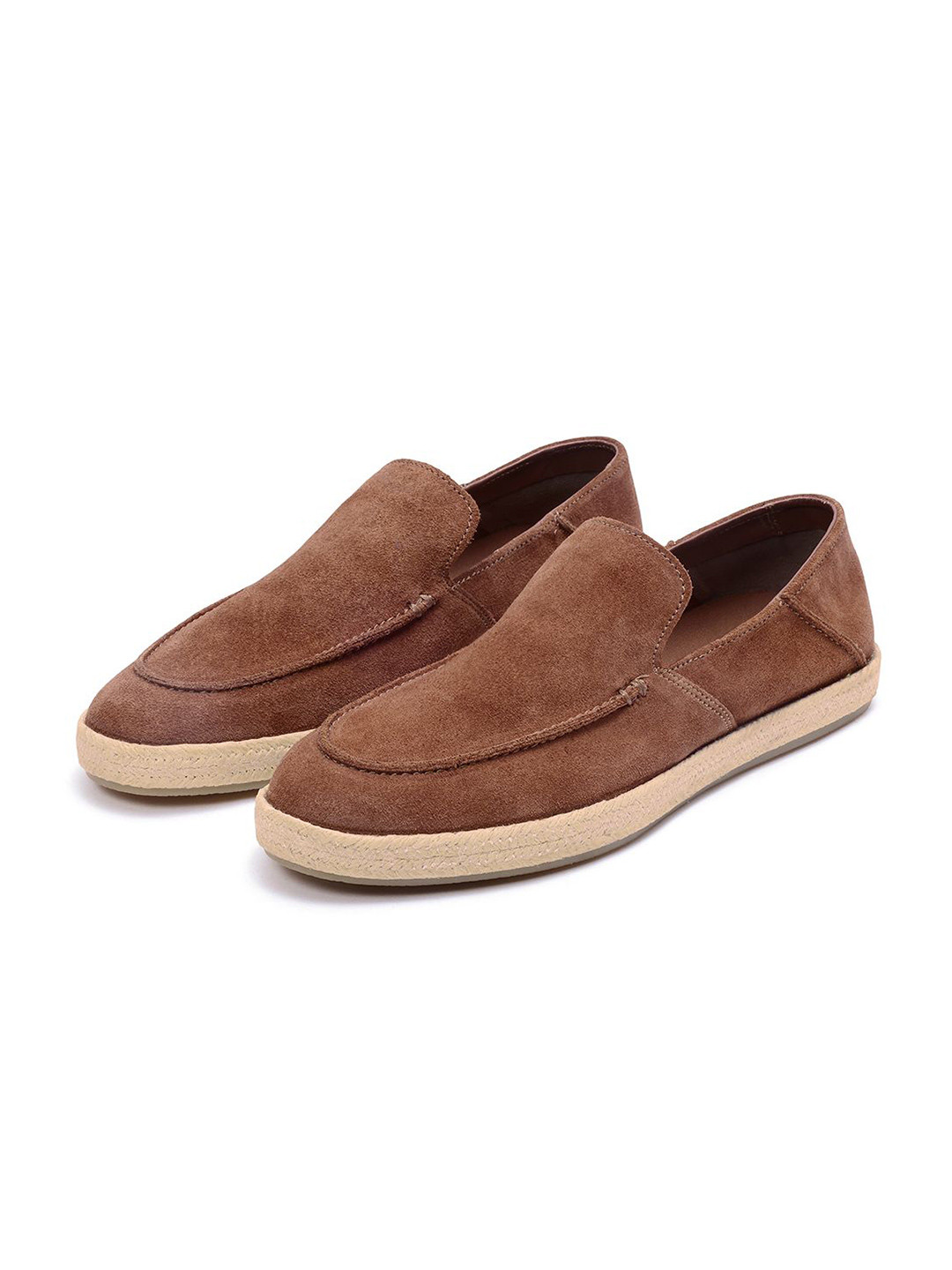 RARE RABBIT Men Hawana Beige Slip-On Closure Shoes