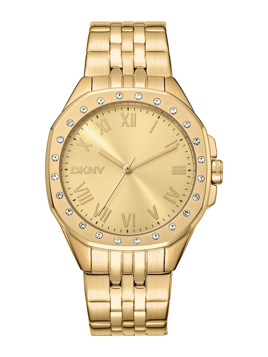 DKNY Brooklyn Maxi Women Stainless Steel Bracelet Style Straps Analogue Watch DK1L011M0045