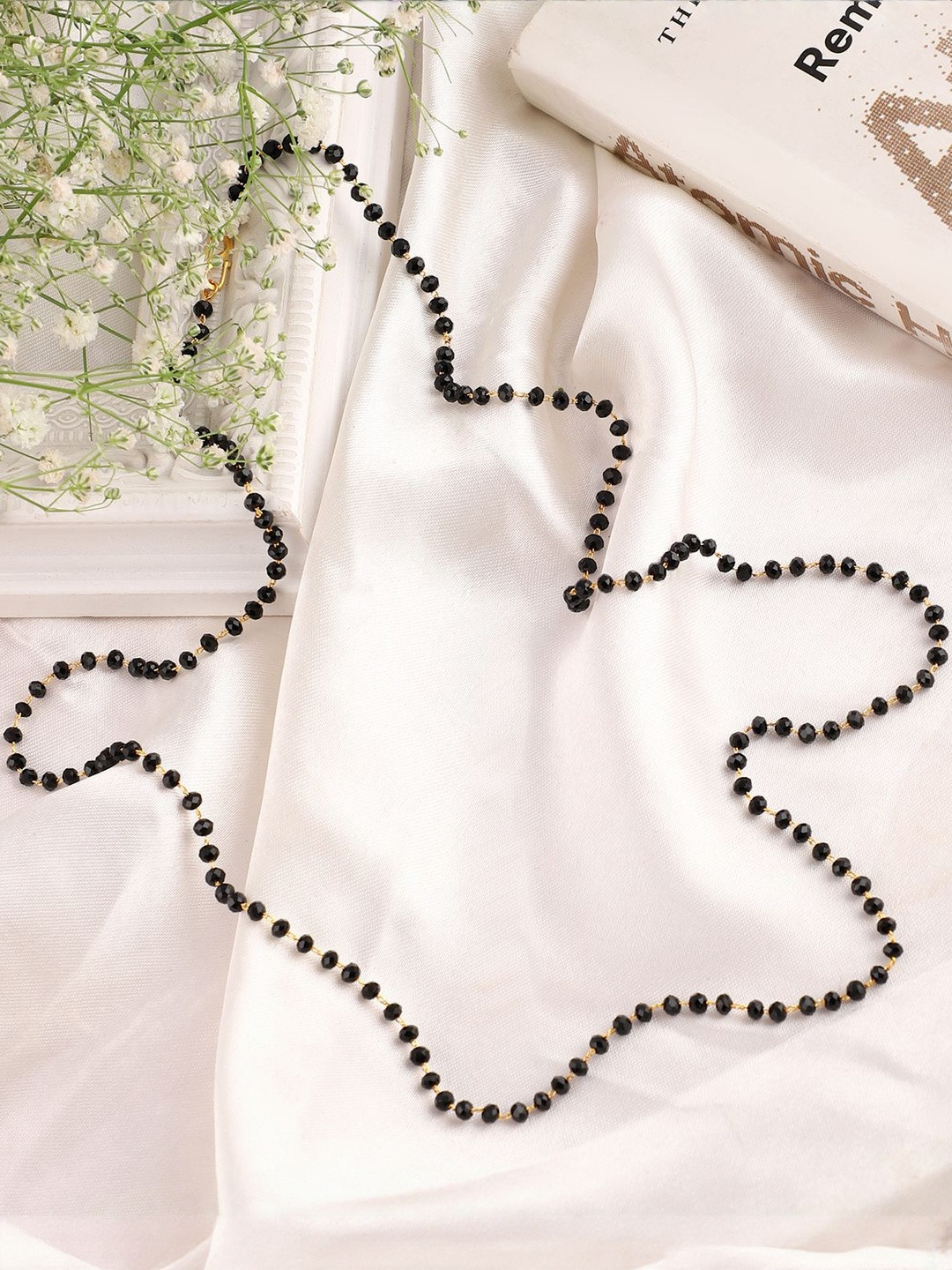GILHER Women  Artificial Beads Brass  Necklace
