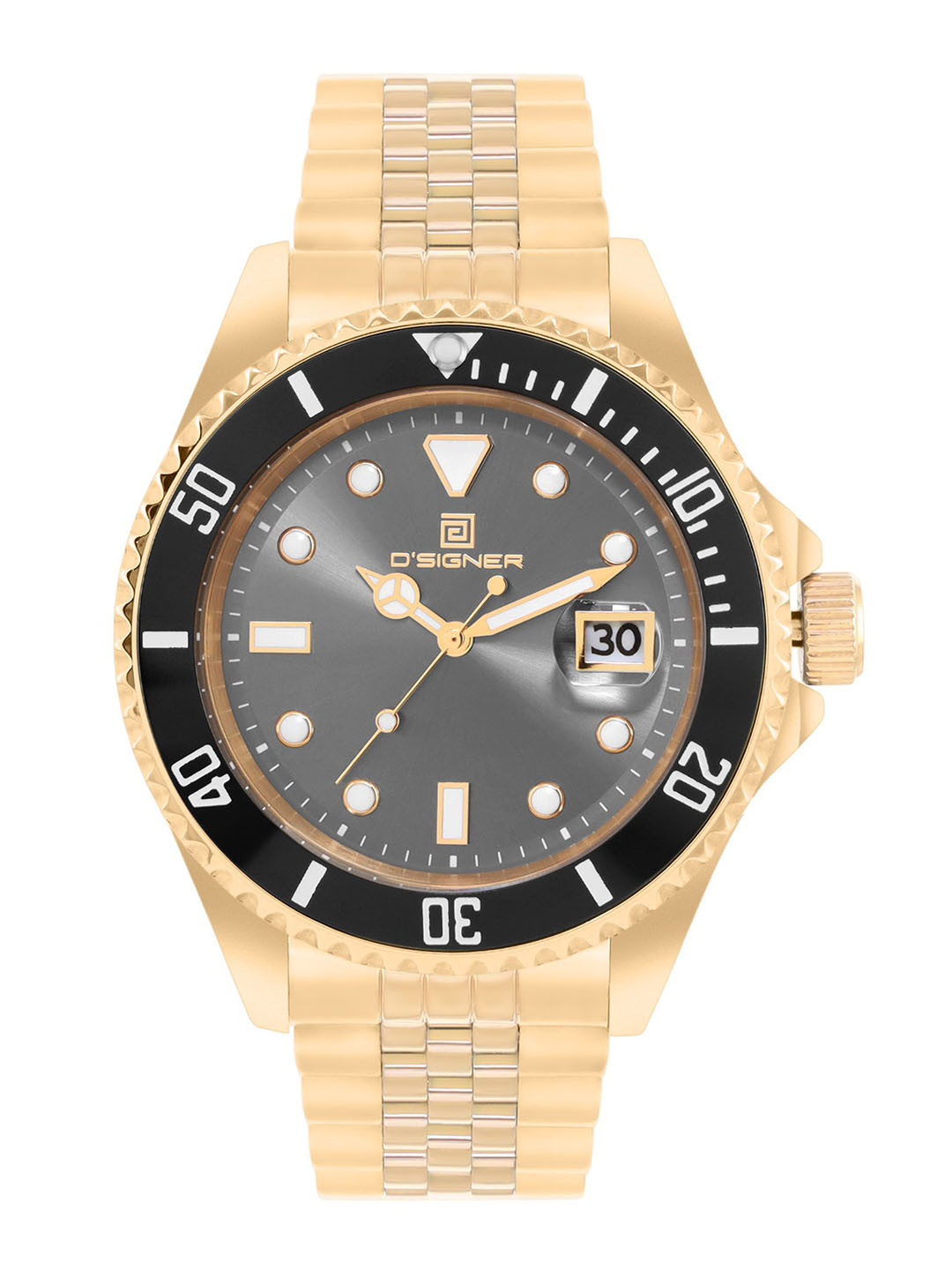 D'SIGNER Men Bracelet Style Straps Analogue Watch 808GM.8G