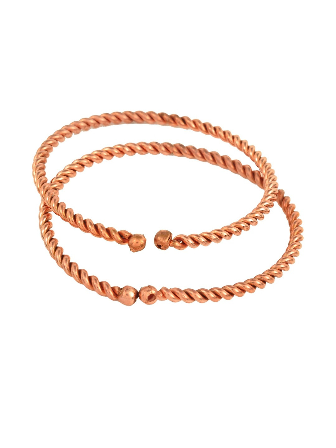 Missmister Unisex Pack Of 2 Copper-Plated Ashtadhatu Nazariya Wrist Lucky Charm Bracelet