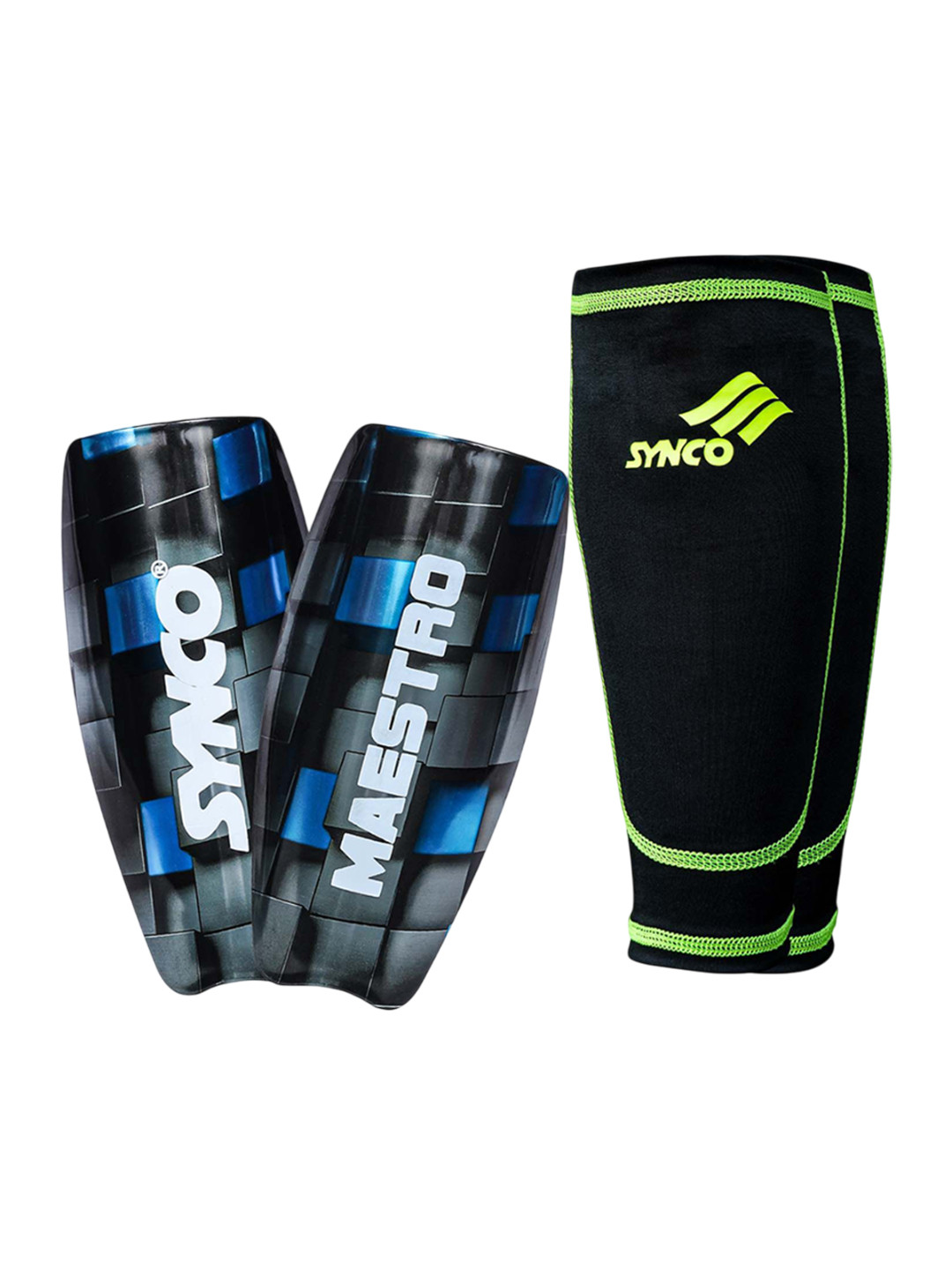 SYNCO Maestro Shin Guard With Sleeve Combo