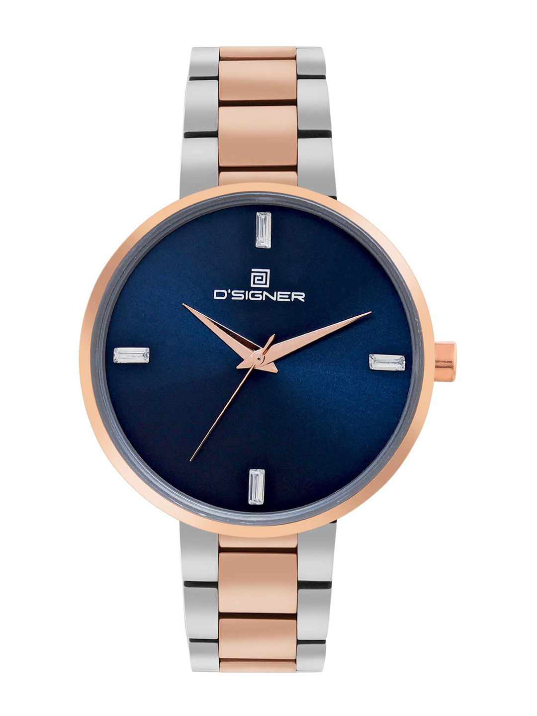 D'SIGNER Women Embellished Dial & Stainless Steel Straps Analogue Watch 794RTM.5L