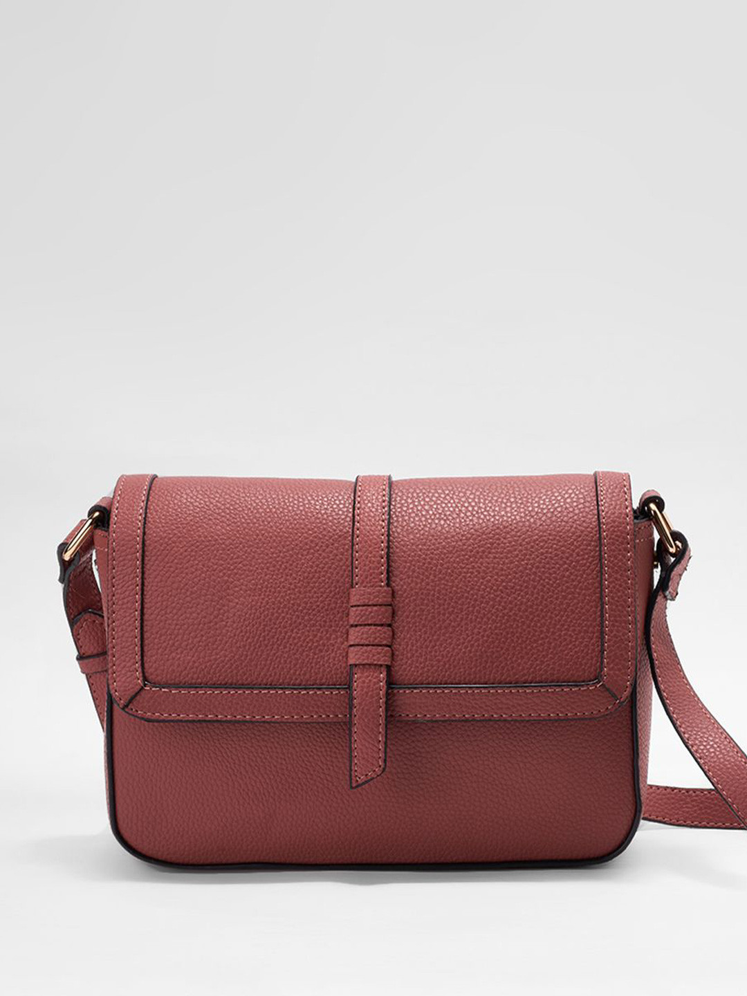 Forever Glam by Pantaloons Women Textured Crossbody Sling Bag