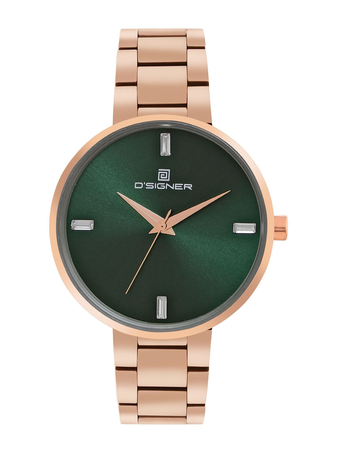 D'SIGNER Women Stainless Steel Bracelet Style Straps Analogue Watch 794RGM.16L