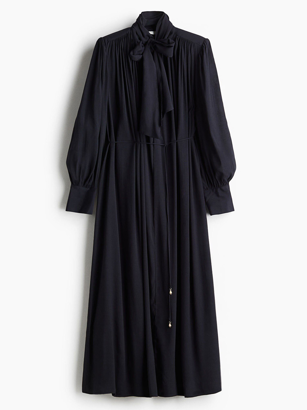 H&M Bow-Collar Shirt Dress