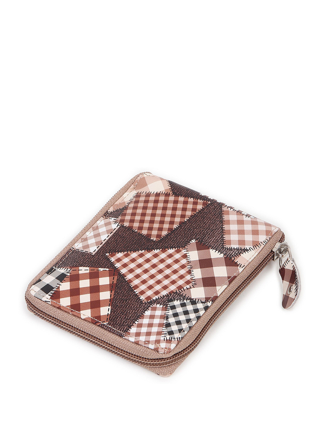 JND Men Abstract Printed Leather Wallet