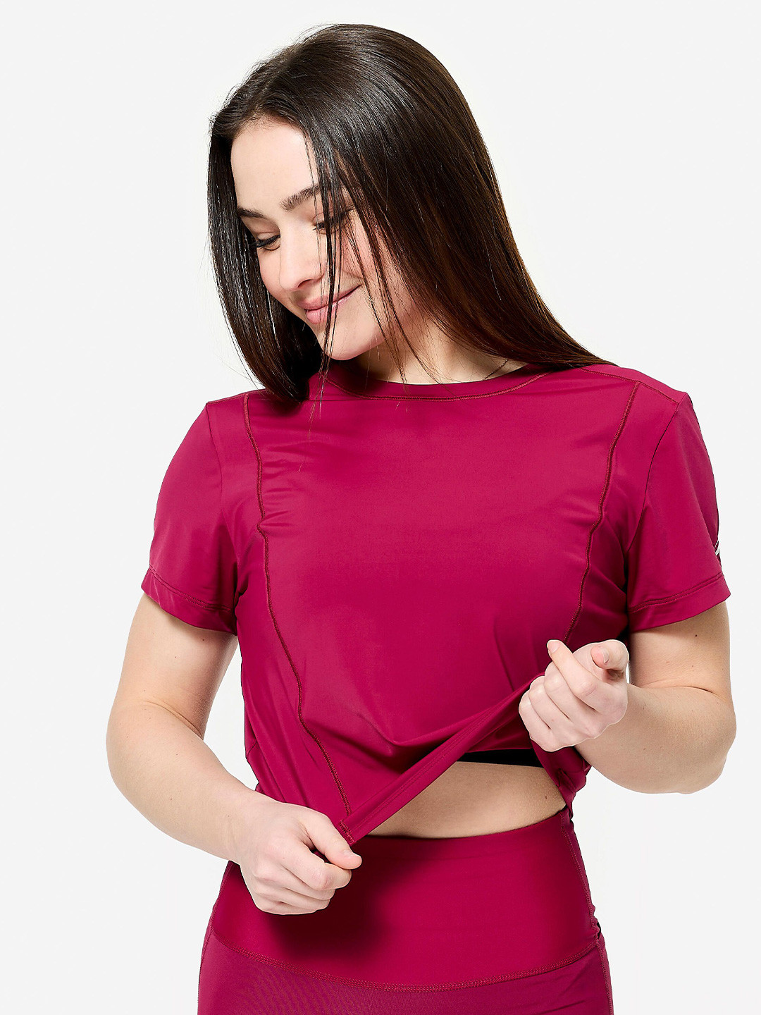 Decathlon DOMYOS Breathable Stretch Fitness T-Shirt