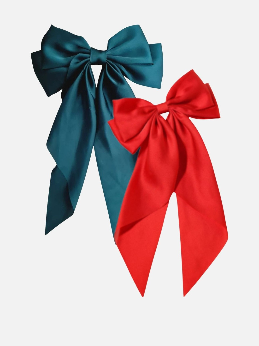 Rovlina Women Set of 2 Fabric Bow Hair Accessory Set
