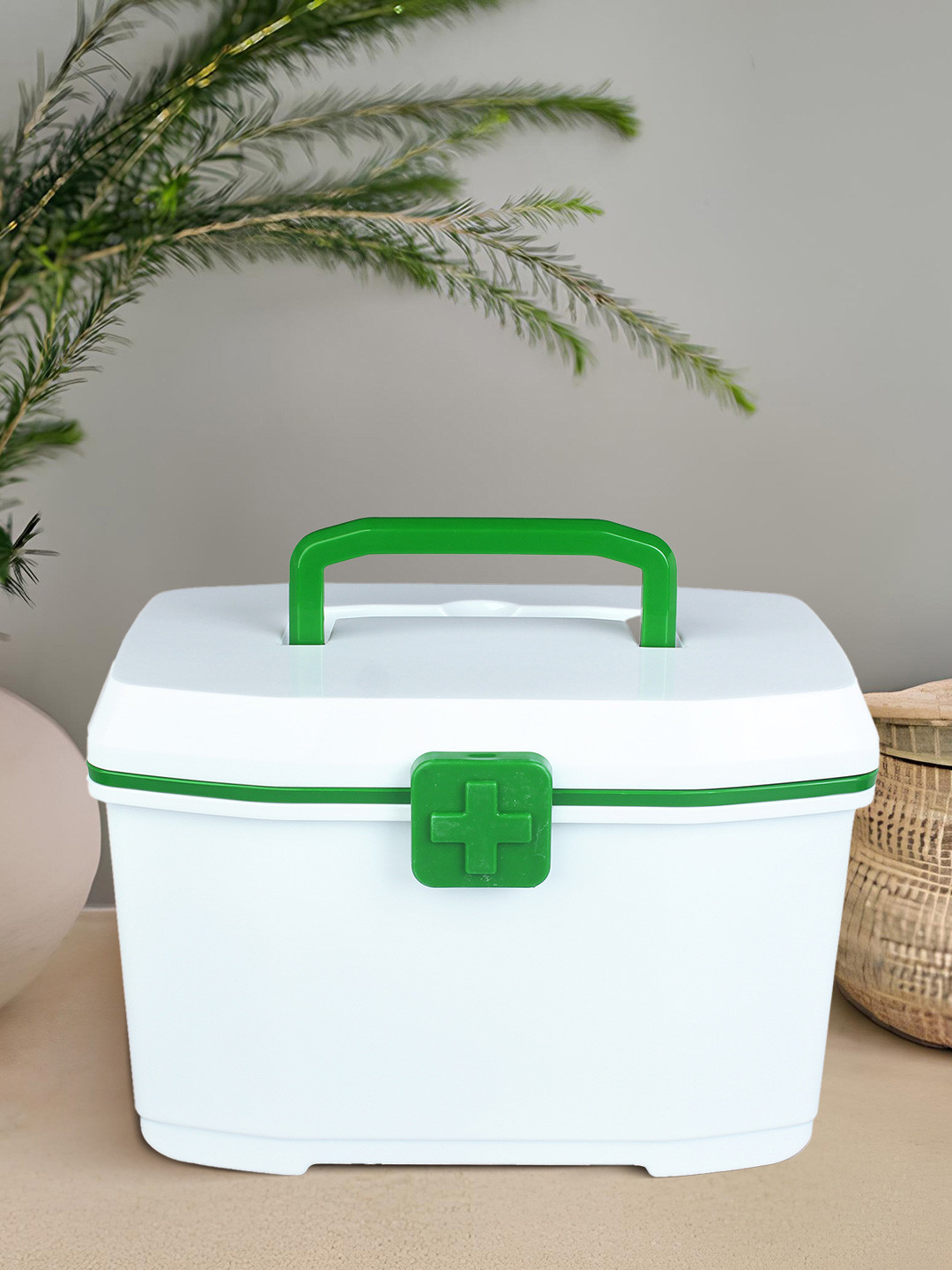 Baby Moo White & Green Medicine Box