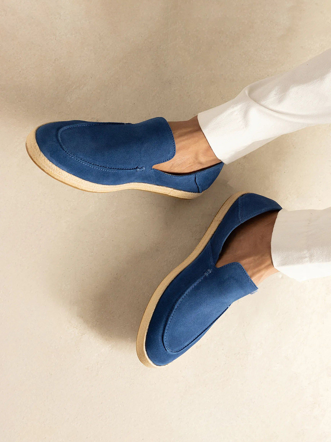 RARE RABBIT Men Suede Slip-On Round Toe Loafers Casual Shoes