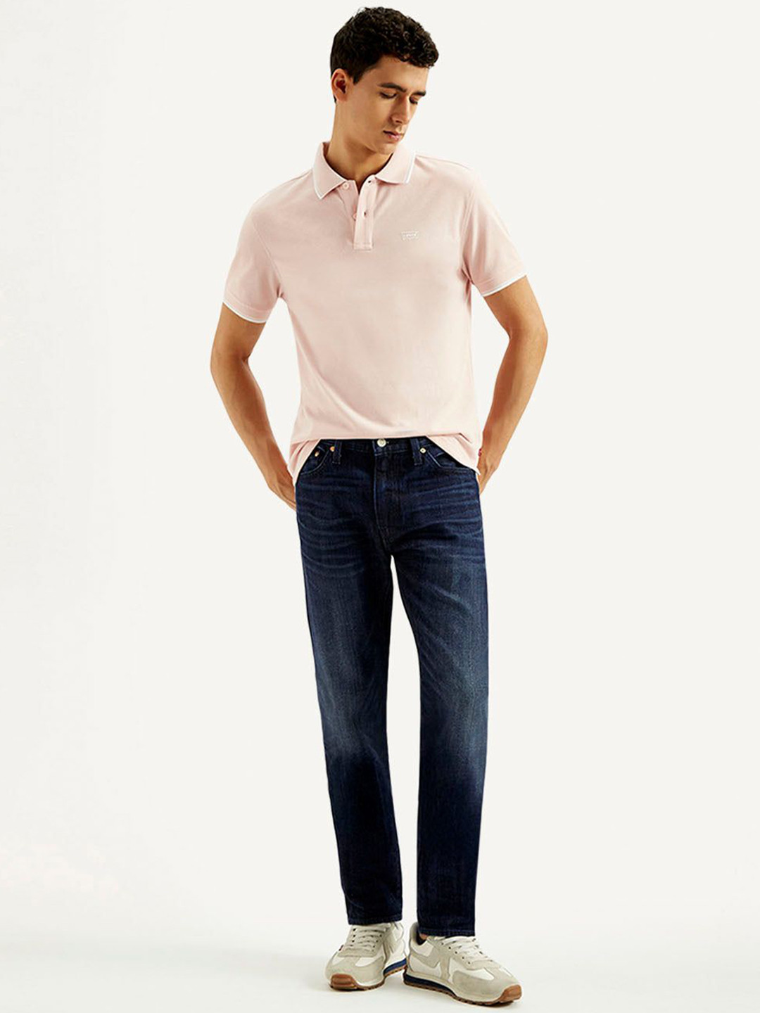 Levis Men's 511 Classic Slim Fit Mid-Rise Light Fade Stretchable Jeans