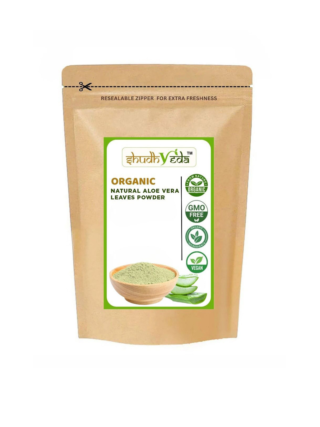 Shudhveda Organic Aloe Vera Leaf Powder - 250 g