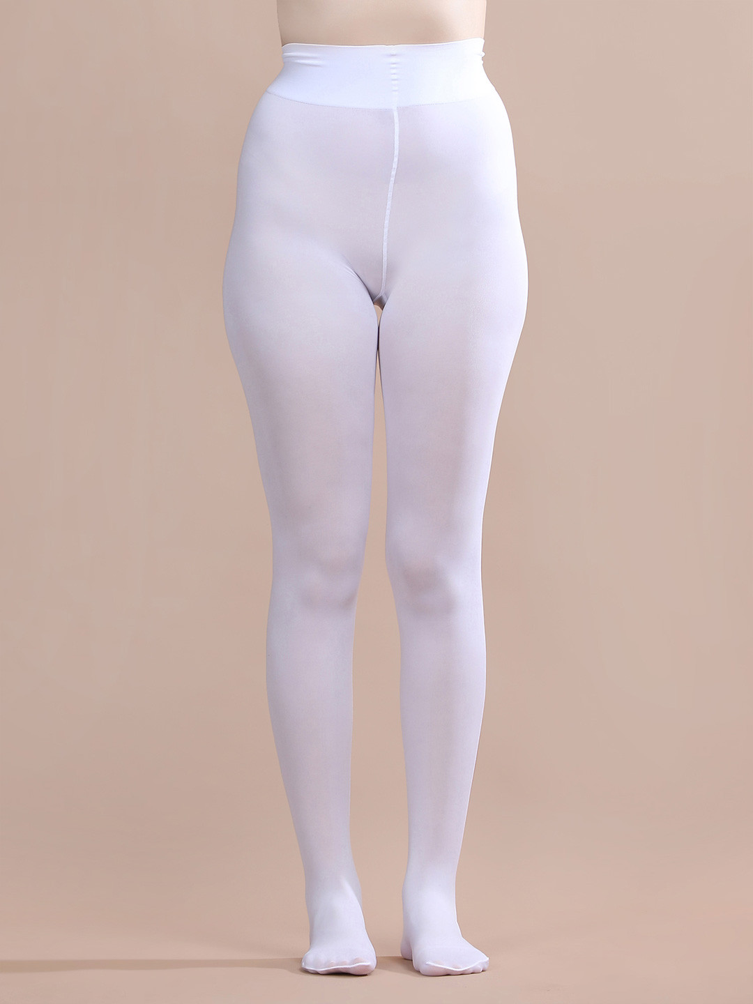 Klassik White Pantyhose Sheer Stockings