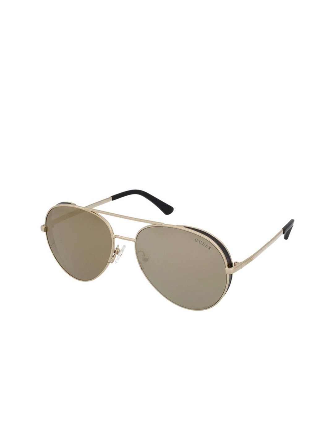 GUESS Women Aviator Sunglasses with UV Protected Lens GU7607 58 32G