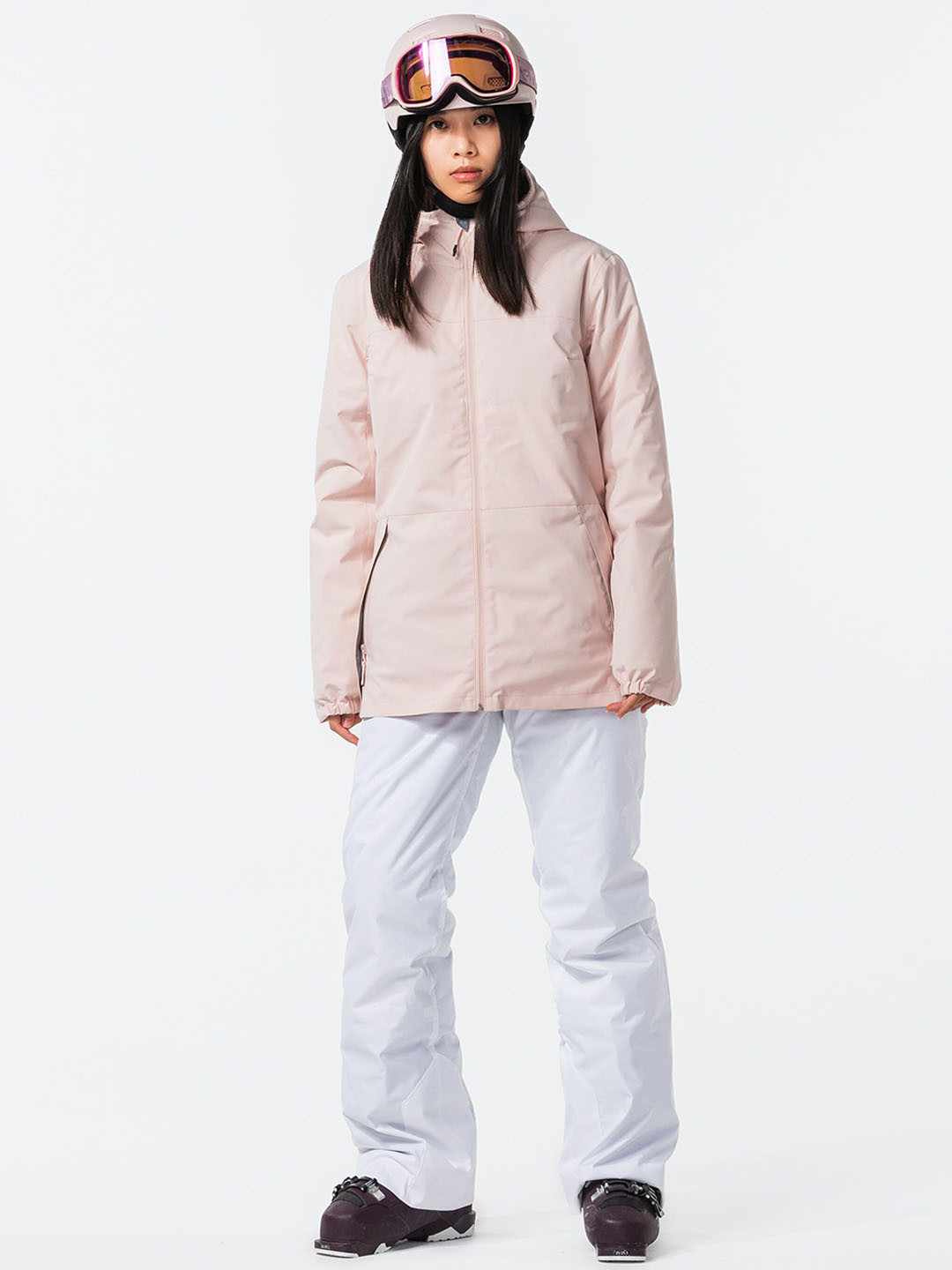 Decathlon WEDZE Women Pink Winter Jacket For Skiing Upto -8 deg C