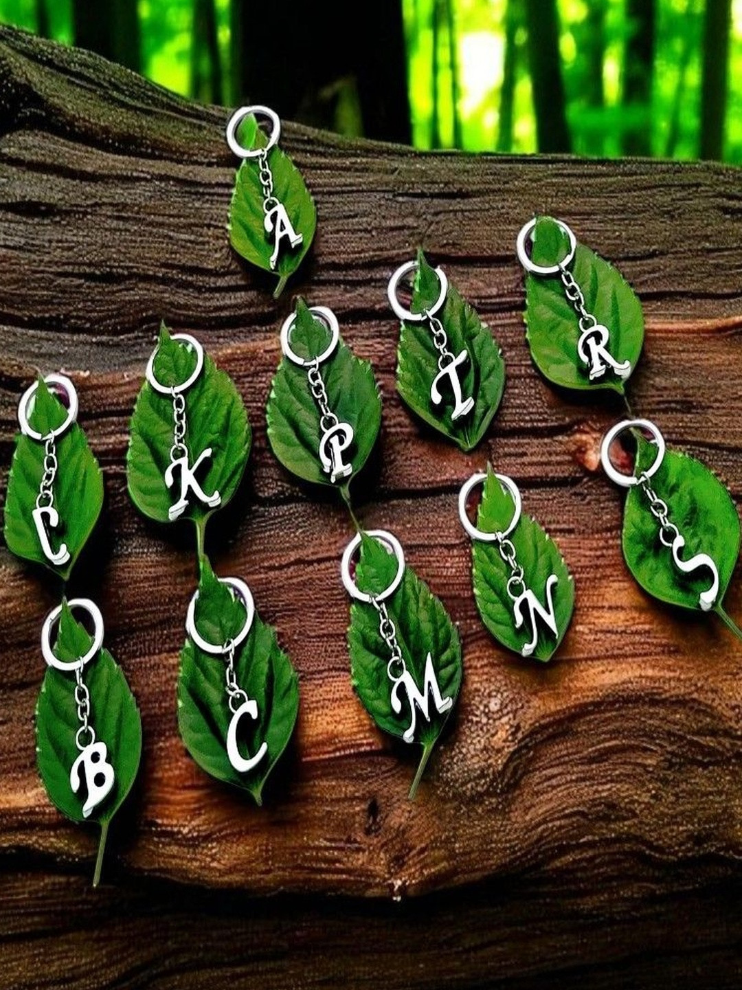 ADOREAL Silver Plated B Alphabet Keychain