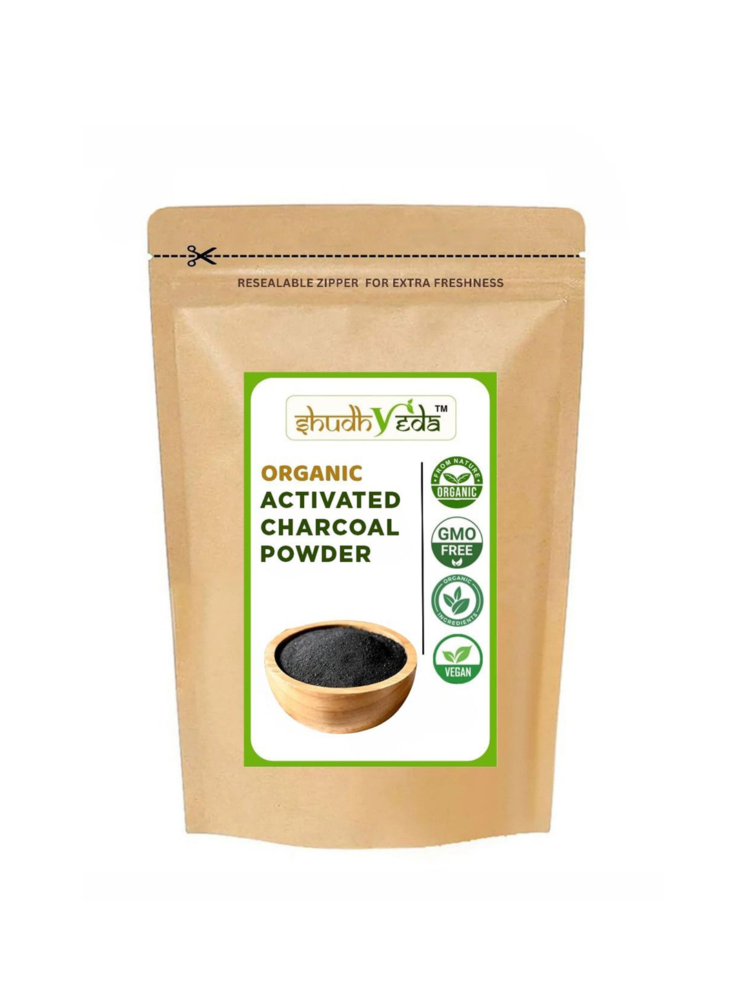 Shudhveda Natural Activated Charcoal Powder - 450 g