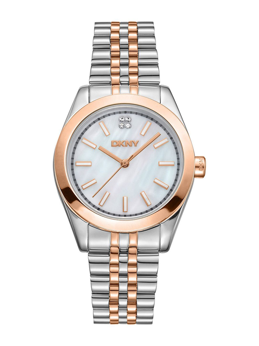 DKNY Nolita Midi Women Mother of Pearl Round Dial Analogue Watch DK1L029M0095