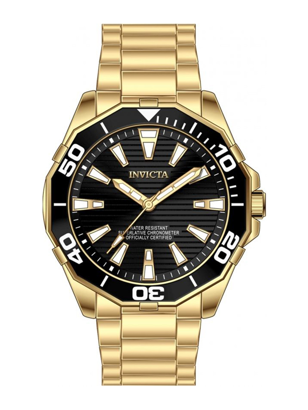 Invicta Men Dial & Stainless Steel Bracelet Style Straps Analogue Watch 69236