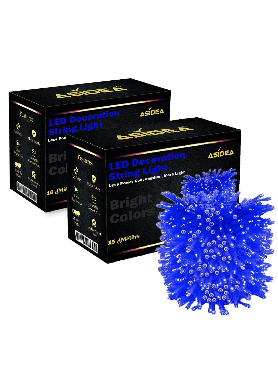 ASIDEA Pack Of 2 String Diwali Light For Home Decoration, 15 Meter