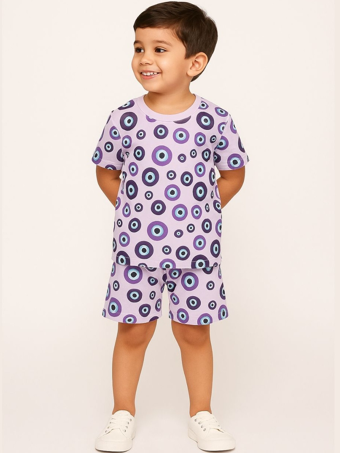 BURBN Boys Cotton T-Shirt And Shorts Clothing Set