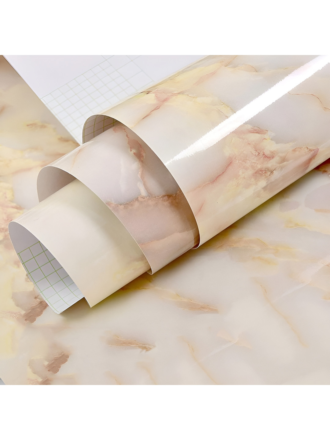 Aura Beige Marble 2 Meter Self Adhesive Wallpaper & Stickers