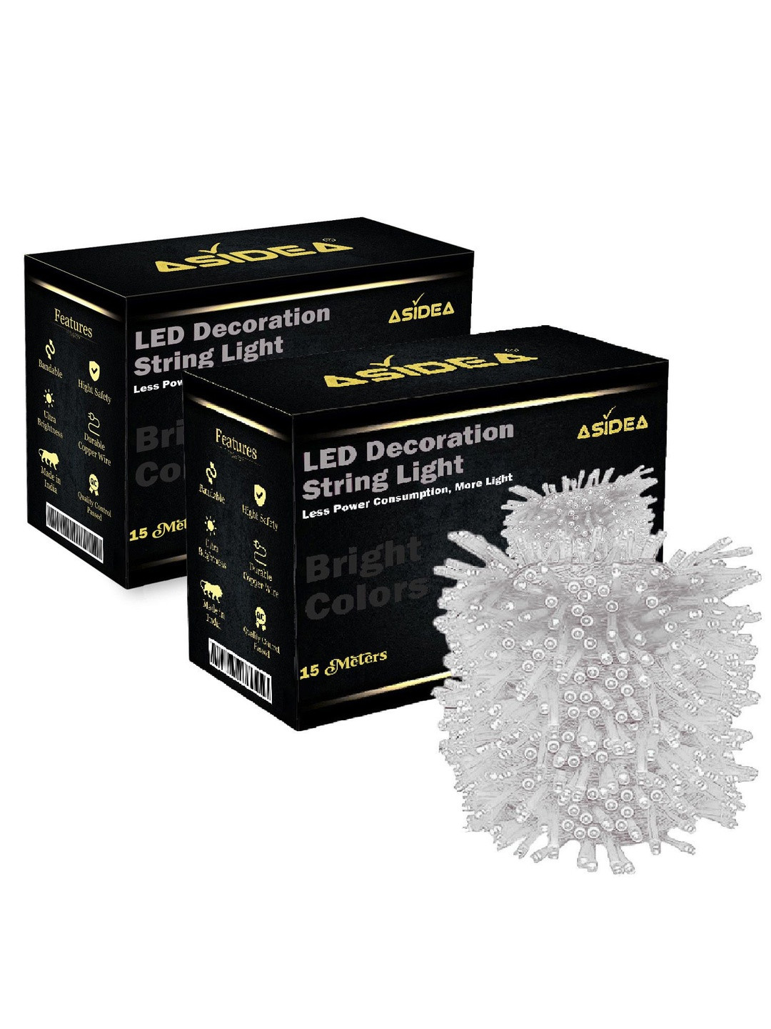 ASIDEA Set Of 2 String Diwali Light For Home Decoration, 15 Meter