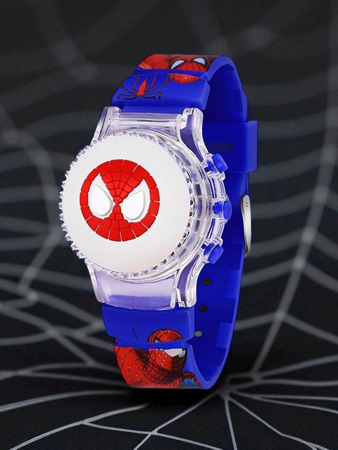 V.R.ENTERPRISES Kids Desco Led Light, Spinner n 3D Cartoon Digital Automatic Watch WT 2531