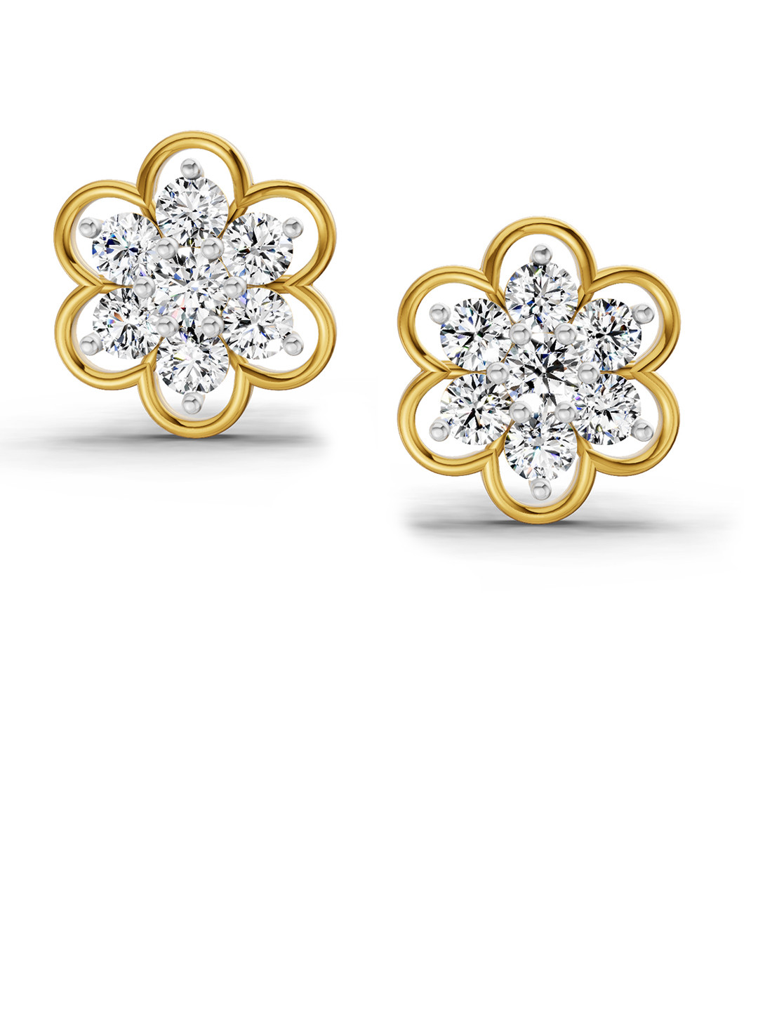 Sparkles Lab Grown Diamond Earrings 14K Gold
