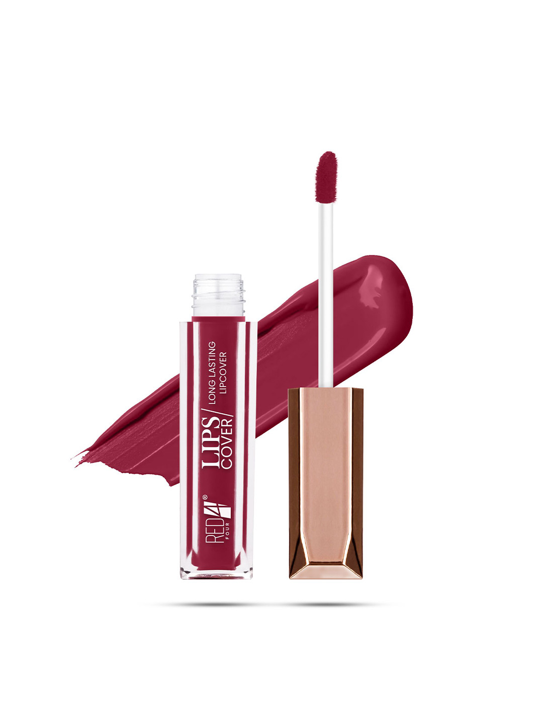 RED 4 Lips Cover Water-Proof & Long Lasting Liquid Lipstick-4ml-101